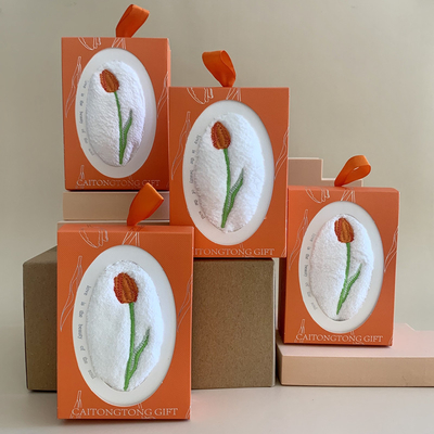 Ins Style Tulip Towel Unico Souvenir per la Giornata della Donna per gli amanti dell'agricoltura