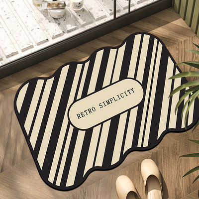 Stylish and Practical French Vintage Bathroom Foot Mats per il ritorno a scuola / la laurea