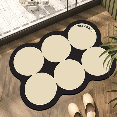 Stylish and Practical French Vintage Bathroom Foot Mats per il ritorno a scuola / la laurea