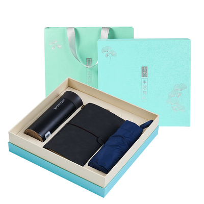 365days Occasione Chiusura Zhixiang Business Set Thermos Mug UV Portable Umbrella Portable Notebook Regali di riunione