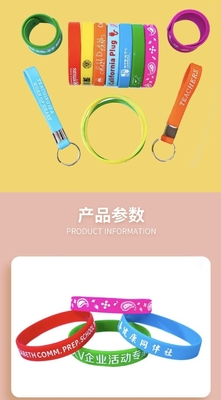 LED Light Nuovità Regali Braccialetto in silicone con lettere luminose e colore personalizzato