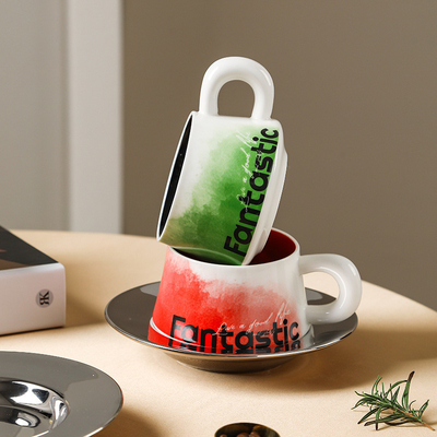 Capacità Tazza d'acqua Tazza Latte Art grande in serie Fantesi per regali aziendali personalizzati
