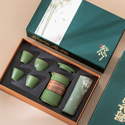 Presentazione Set regalo Logo del cliente Set di tè Tè Master Cup Cup Cup*3 Tea Towel*1