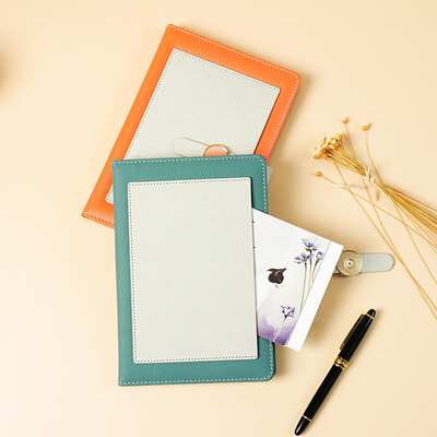 Consigliere per conferenze di lusso Notebook a blocco colore A5 e penna neutrale in metallo