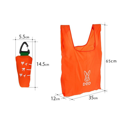 Perfetto regalo dell'agenzia di viaggio Coniglio carota Borsa da shopping portatile per gite all'aperto