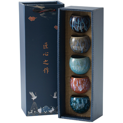 Kiln Change Master Cup Tea Cup Set per regali aziendali Dimensioni e forma personalizzate