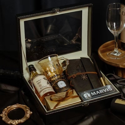 High End Practical Wedding Bridesmaid Bridesman's Return Gift Box Set per regali di novità