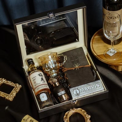 High End Practical Wedding Bridesmaid Bridesman's Return Gift Box Set per regali di novità