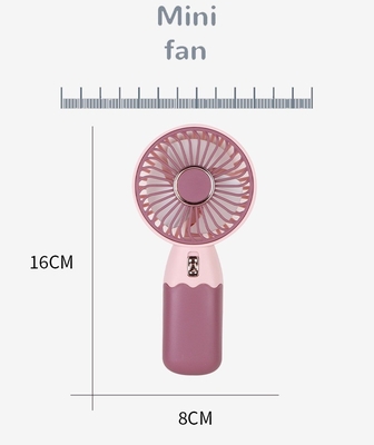 Creative Cartoon Mini Handheld Cooling Piccolo Ventilatore Portatile USB di ricarica del telefono Stand Piccolo Ventilatore 2024 RAMADAN Prodotto