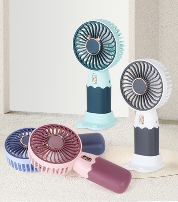 Creative Cartoon Mini Handheld Cooling Piccolo Ventilatore Portatile USB di ricarica del telefono Stand Piccolo Ventilatore 2024 RAMADAN Prodotto