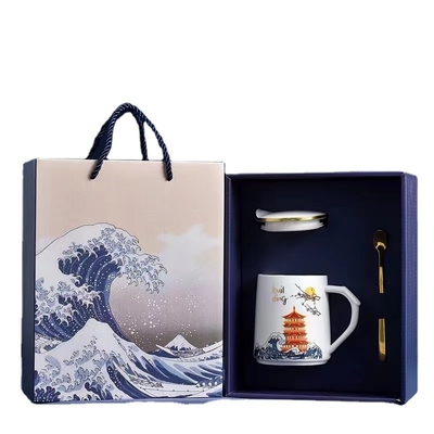Set di tazze regalo creativo con logo del cliente per promozioni personalizzate