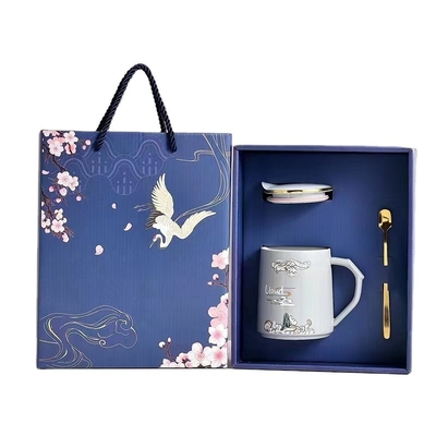 Set di tazze regalo creativo con logo del cliente per promozioni personalizzate