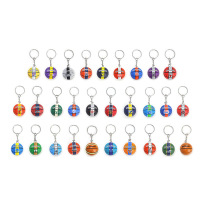 Sport incontri attività regali silicone mini basket calcio pallavolo portachiavi pendente