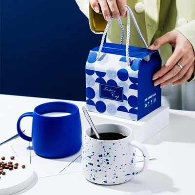 Logo personalizzato accettato Geful Home Klein Blu Mug Color Boxrac per l'occasione dell'anno