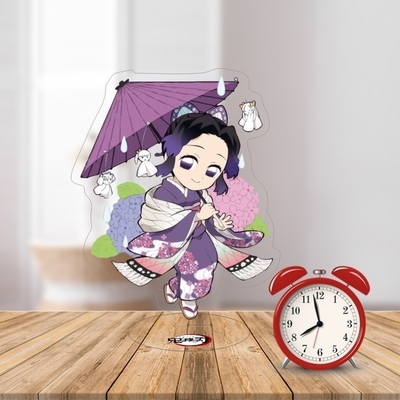 Ghost Slayer Blade Acrylic Standing Card per Studenti Anime Desktop Cartoon Souvenir
