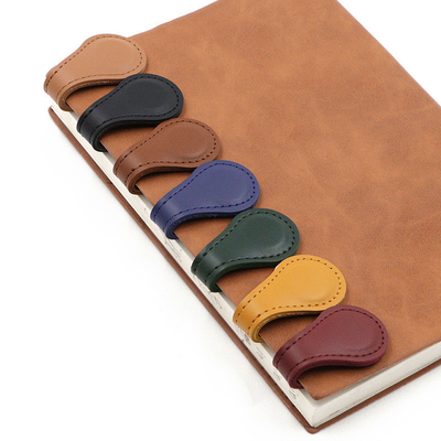 Stampa a colori per la grafica 5 Colore Bookmark in cuoio Clip a mano a doppio lato Promozione