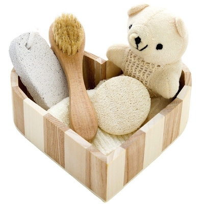 Articoli caldi per l' anno regalo Set spada e articoli da bagno in scatola regalo doccia a forma di cuore
