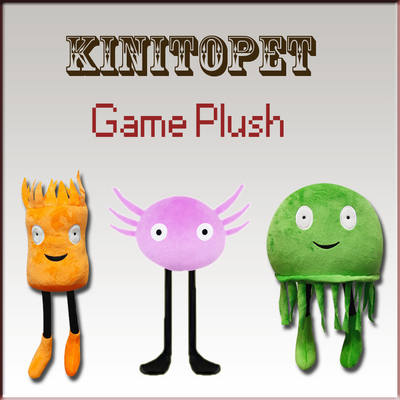 Colorato KinitoPet Plush Electronic Pet Salamander Bambola Horror Monster Game Plush Toy 2024