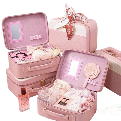 1 Color Graphics Color Printing Borsa di trucco portatile per damigelle