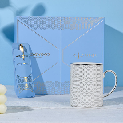 IM Twilight City Pearl Pen Wedgwood Platinum Geometry Mug Joint Set per gli eventi regalo