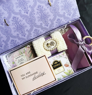 Esclusivo set regalo di nozze Eco-friendly Purple Metal Candy Box per gli amanti dell'automobile
