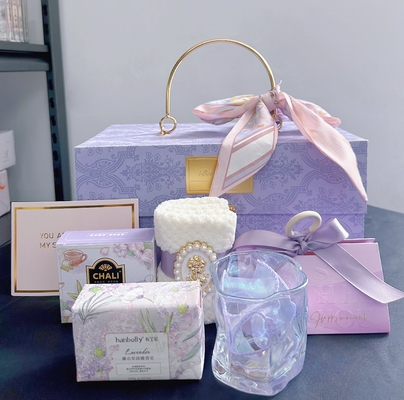 Esclusivo set regalo di nozze Eco-friendly Purple Metal Candy Box per gli amanti dell'automobile
