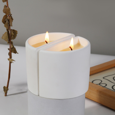 Assicurazione Obiettivo Utente finale Regalo creativo a mano Tazza di gesso a mano Candela di aromaterapia