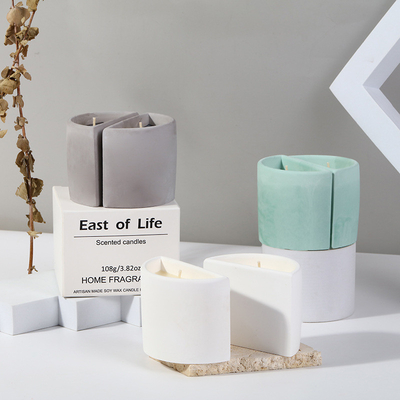 Assicurazione Obiettivo Utente finale Regalo creativo a mano Tazza di gesso a mano Candela di aromaterapia