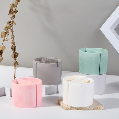 Assicurazione Obiettivo Utente finale Regalo creativo a mano Tazza di gesso a mano Candela di aromaterapia