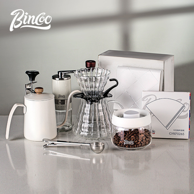 Set di caffè a mano a nove pezzi personalizzato per regali aziendali