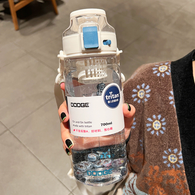 Dodge Summer Tritan Bottiglia d'Acqua Grande Capacità 700/900ml Per Organizzazioni No Profit
