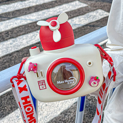Stampa a schermo di seta Super carino grande capacità tazza di paglia per il giorno dei bambini regalo