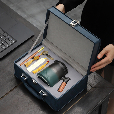 High Beauty Ceramic Cup Gift Box Set per ufficio e conferenze annuali
