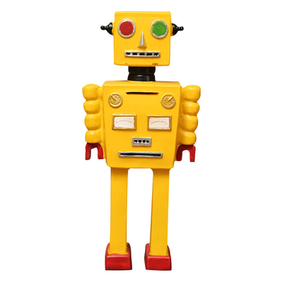 Decorazioni per finestre e artigianato per il giorno del padre Decorazioni per modelli di robot retrò