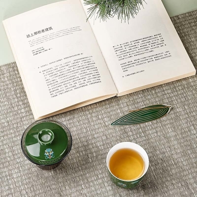 Dragon Pearl Tea Balls e Mugwort Fragrance Tea Set in scatola di plastica personalizzata