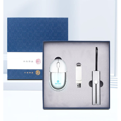 Hotel and Resort Customized Mouse Business Gift Box Set per loghi a combinazione multipla