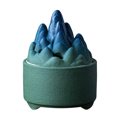 Attività Decorazione desktop Ceramica grezza creativa Mountain View Incenso
