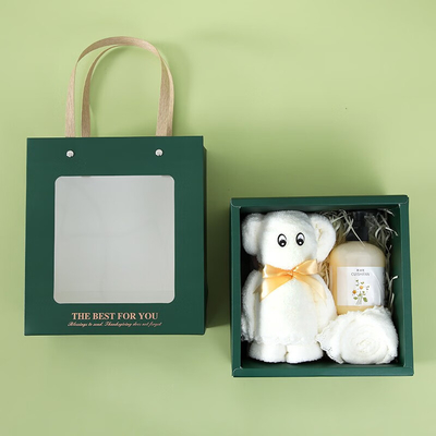 Sport e giochi asciugamano scatola regalo asciugamani quadrati asciugamani crema per mani regalo ideale per la festa della donna