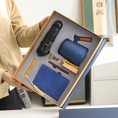 Set regalo aziendale per la tazza d'acqua personalizzata per hotel e resort Enterprise Office Gift Box