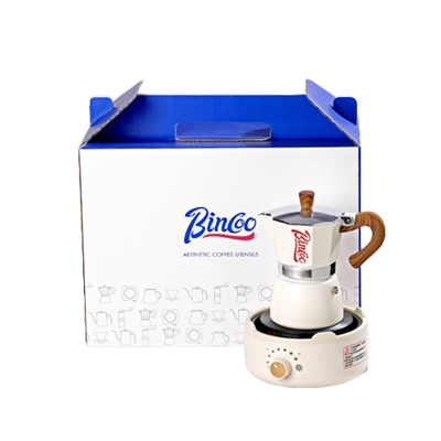 Apparecchi per la caffetteria per la piccola casa Apparecchi per il caffè in combinazione Set di pentole a quattro pezzi