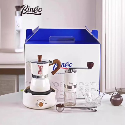 Apparecchi per la caffetteria per la piccola casa Apparecchi per il caffè in combinazione Set di pentole a quattro pezzi
