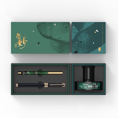 1-Color Graphics Printing Momiao President's Pen Hero Pen Water Brush 2-in-1 Box regalo