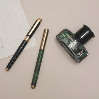 1-Color Graphics Printing Momiao President's Pen Hero Pen Water Brush 2-in-1 Box regalo