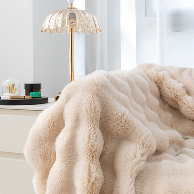 Vivi un'atmosfera estiva confortevole con la coperta Toscana Bubble Rabbit