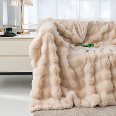 Vivi un'atmosfera estiva confortevole con la coperta Toscana Bubble Rabbit