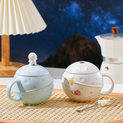 Benefici per il matrimonio Regali per la festa di nozze Cute Astronaut Ceramic Cup per gli appassionati di spazio