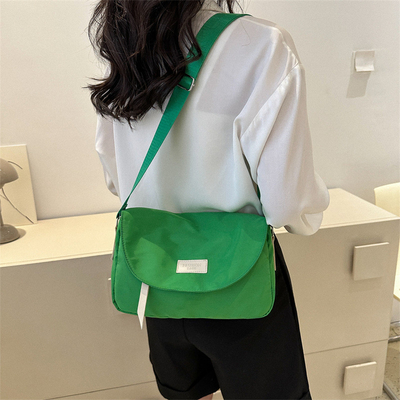 Logo del cliente Borsa da viaggio di moda Colore solido Borsa crossbody semplice Regalo per dipendenti