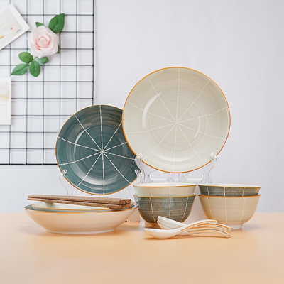 16 pezzi di posate in ceramica cinese perfetto da regalare ai nonni anziani