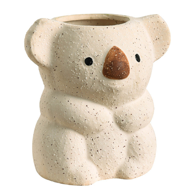 Giornata del Padre Stile creativo europeo Animali cartoni animati Vaso di fiori in ceramica Decorazione regalo