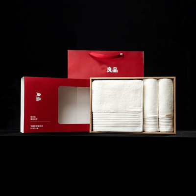 Logo del Cliente Leggero Luxury Ubriaco Amore Lana Towel Set da bagno con 2 colori di stampa